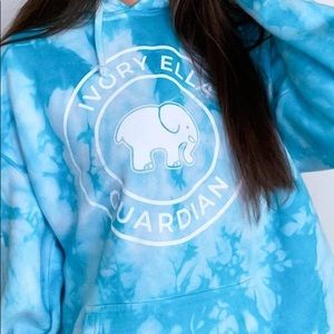 NWOT Tie Dye Ivory Ella Hoodie Limited Edition Guardian